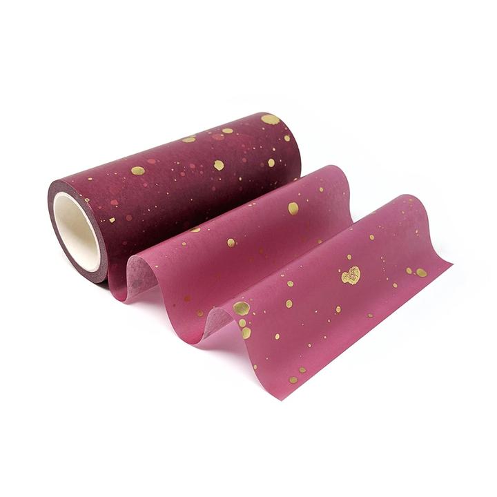 Gold Splatter Cosmic Berry Wide Washi Tape*