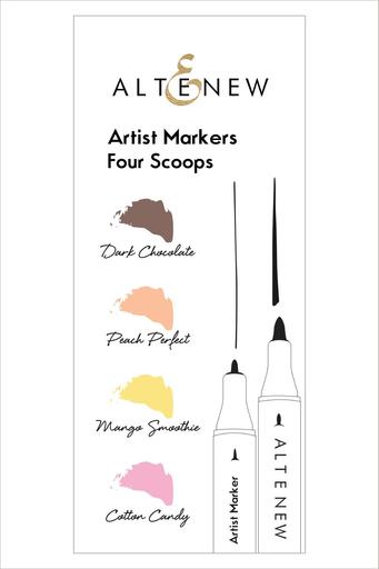 Artist Markers Four Scoops Set
