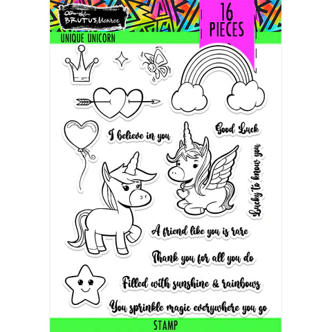 6x8 Stamp | Unique Unicorn*