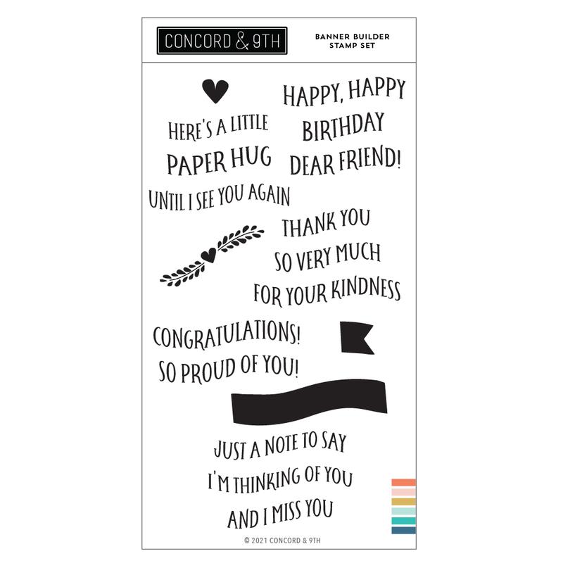 Banner Builder 4X8 Stamp Set