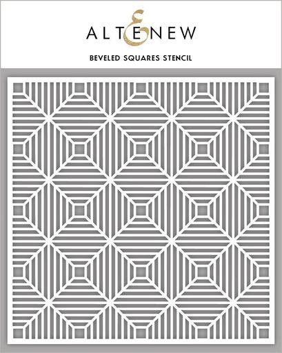 Beveled Squares Stencil