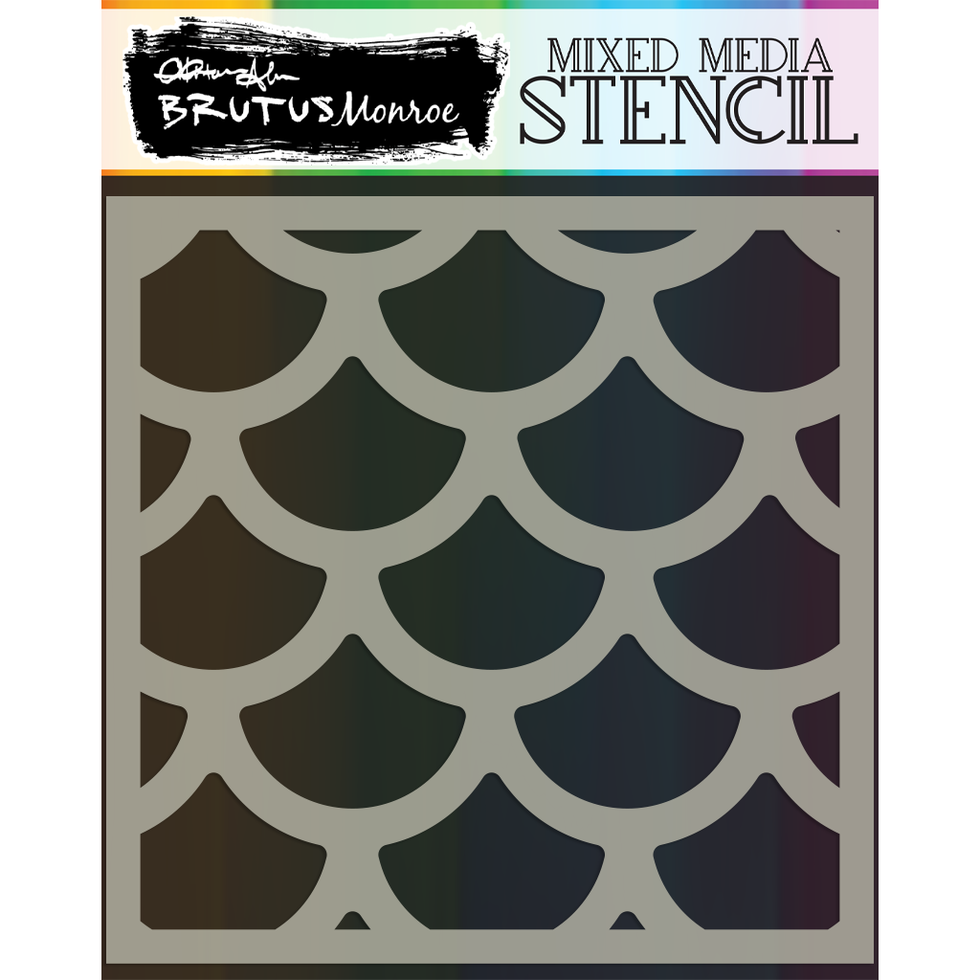 Chunky Stencil | Scales*