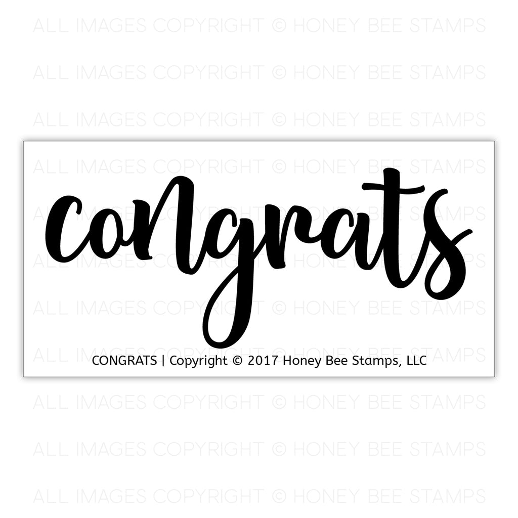 Congrats Stamp Set - RETIRING