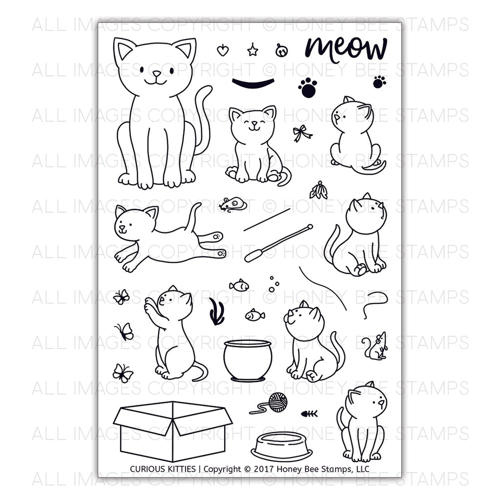 Curious Kitties Stamp Set