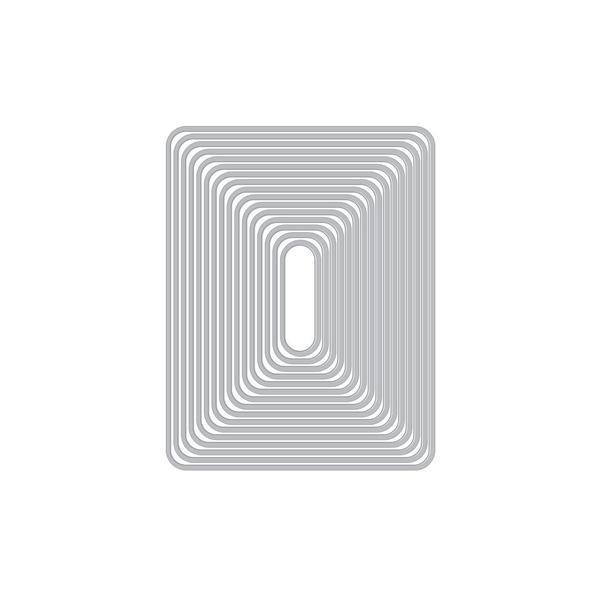 Rounded Rectangle Infinity Dies