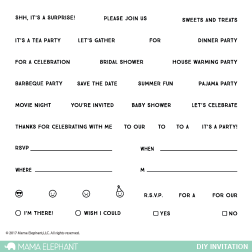 DIY Invitation*