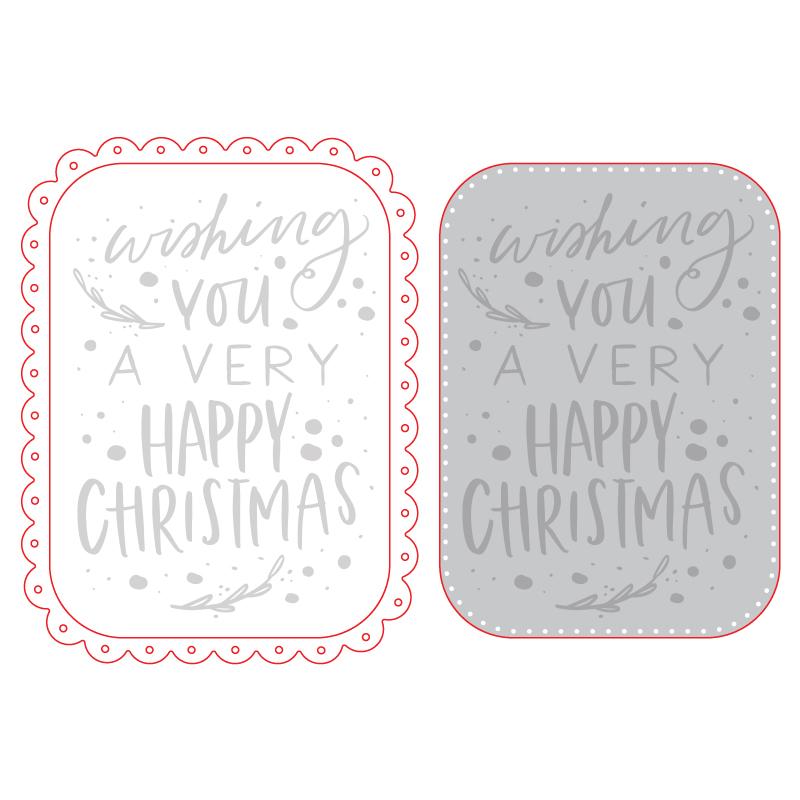 Happy Christmas Honey Cuts