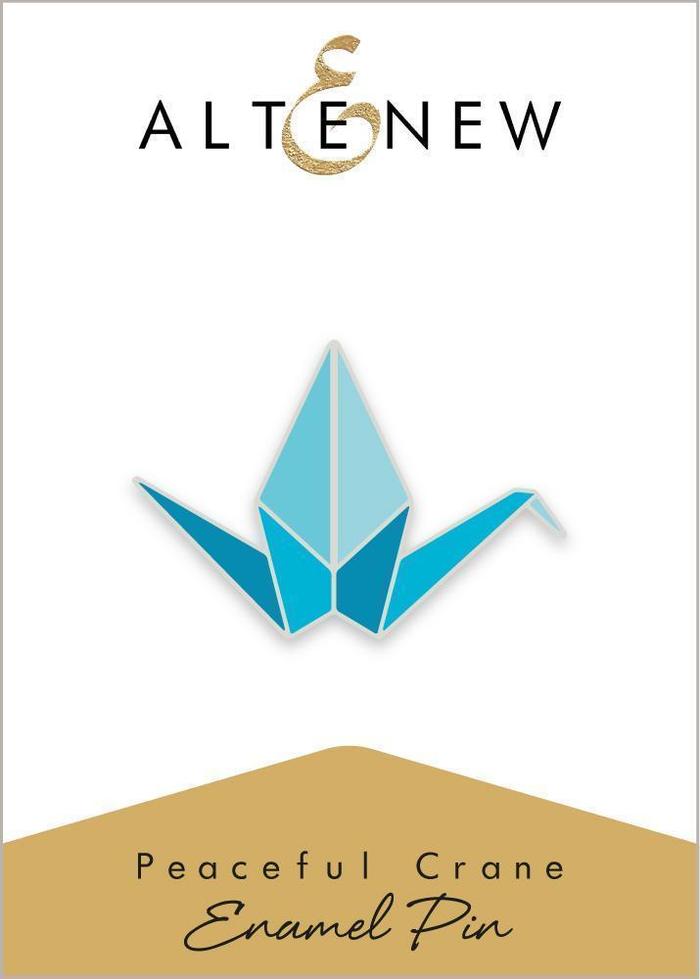Peaceful Crane Enamel Pin*