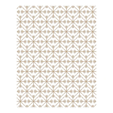 Geo Snowflakes Glimmer Hot Foil Plate from Joyful Christmas Collection by Simon Hurley