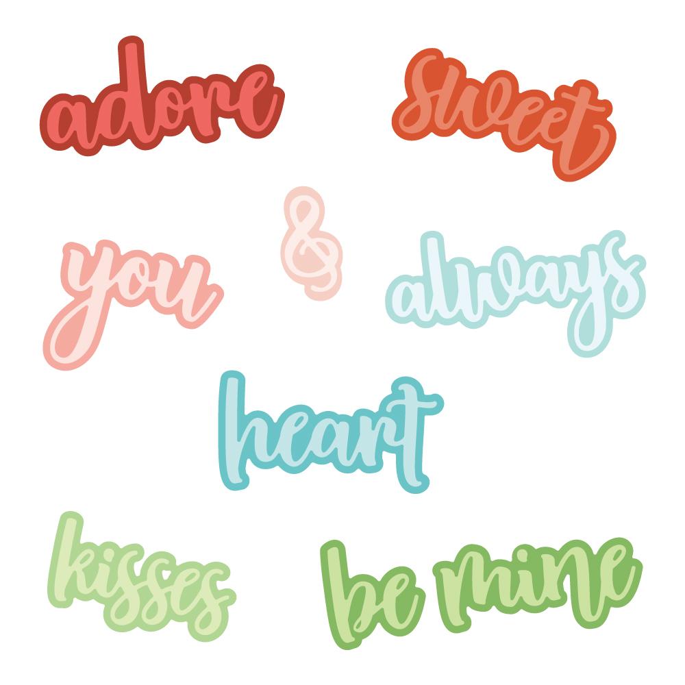 Bitty Buzzwords: Be Mine | Honey Cuts - RETIRING