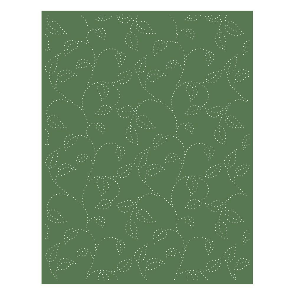 Swirling Leaves Pierced A2 Cover Plate