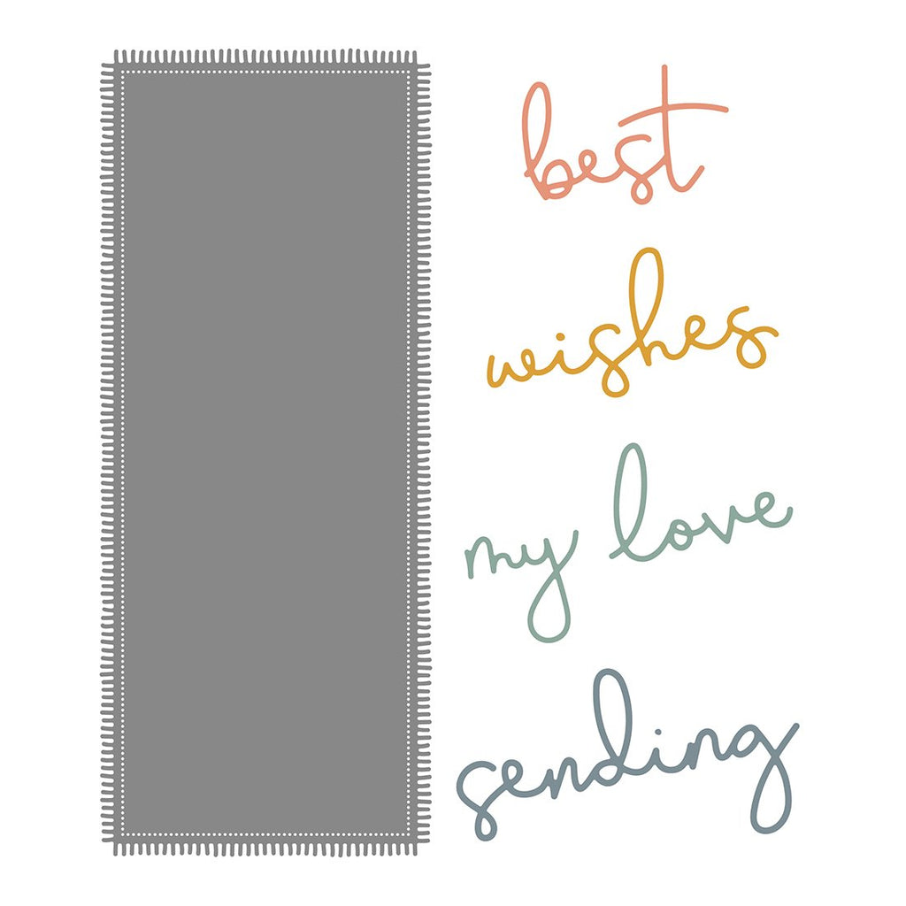 Slimline Sentiments: Blanket | Honey Cuts - RETIRING