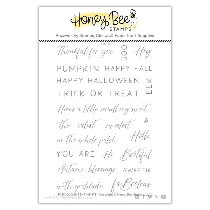FaBOOlous Sentiments Stamp Set - RETIRING