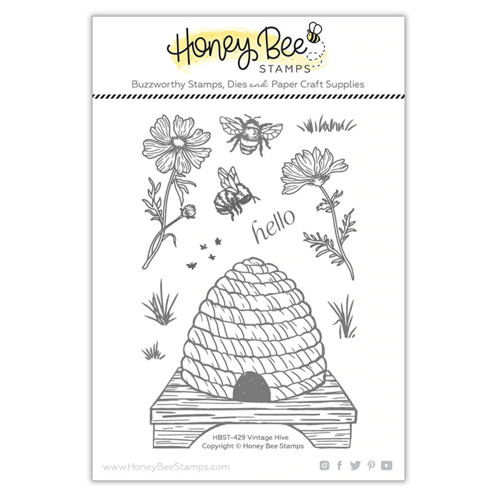 Vintage Hive | 4x6 Stamp Set