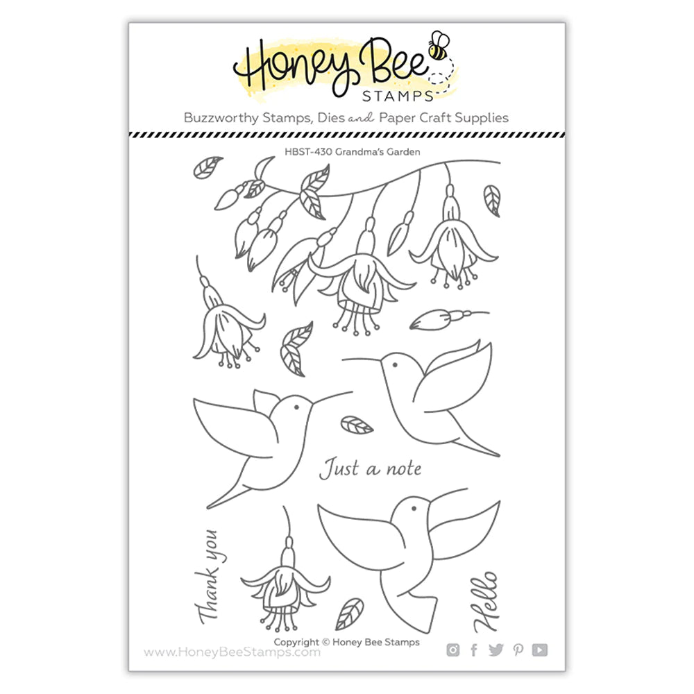 Grandma's Garden | 4x6 Stamp Set