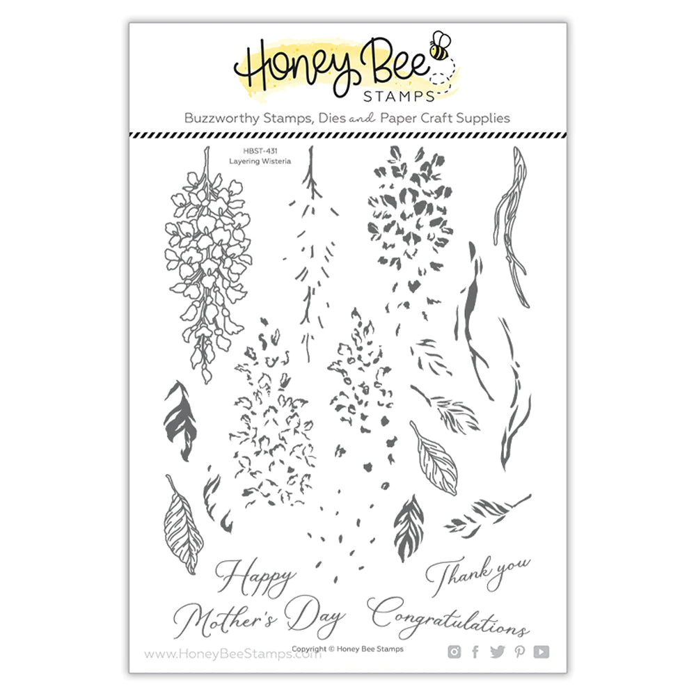 Layering Wisteria | 6x8 Stamp Set - RETIRING