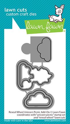 Reveal Wheel Unicorn Picnic Add-on Dies