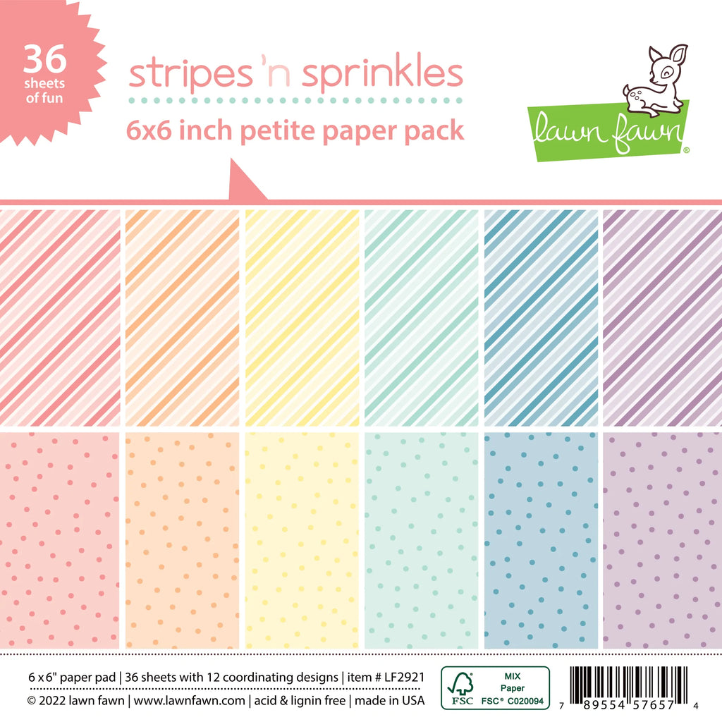 Stripes 'N Sprinkles Petite Paper Pack