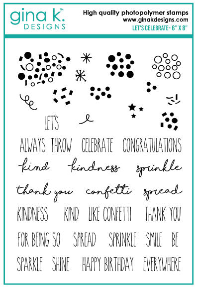 Let's Celebrate Stamp Set - RETIRING
