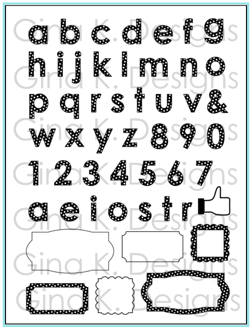 Lots of Dots Alphabet Stamp Set