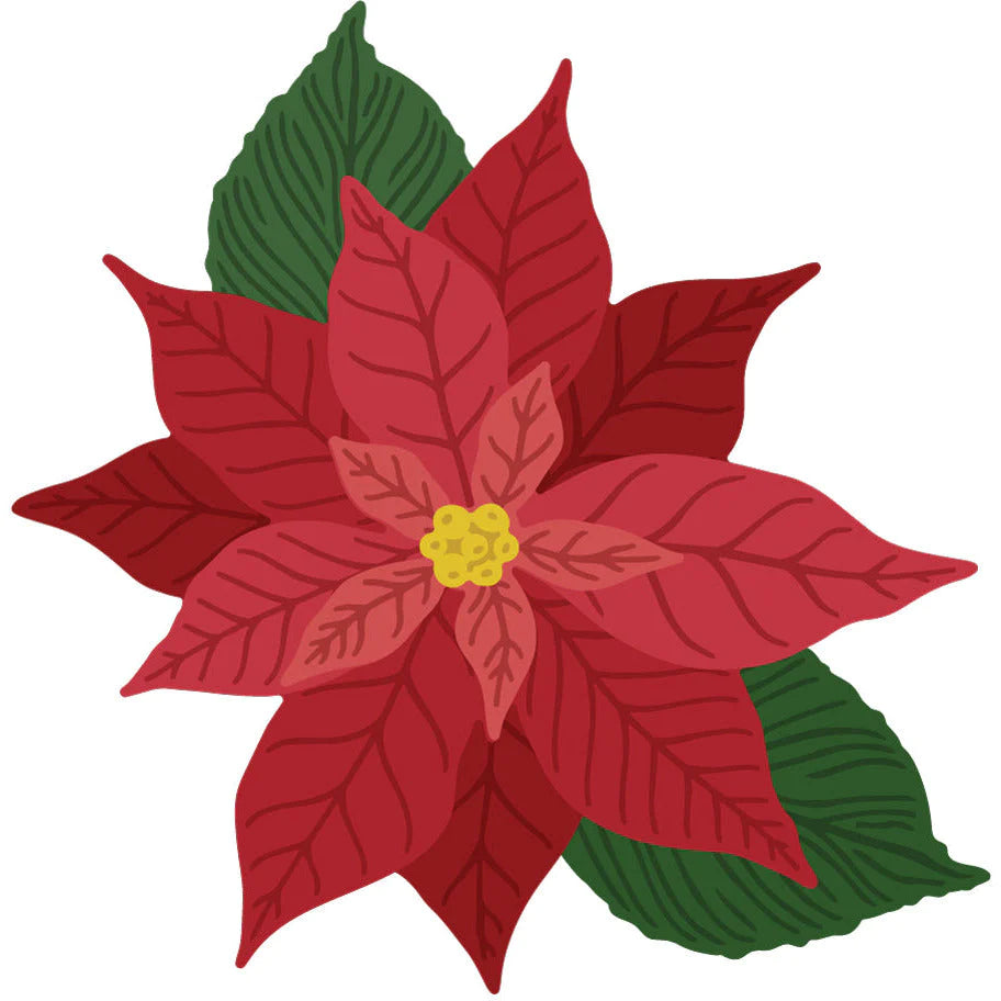 Lovely Layers: Poinsettia Honey Cuts
