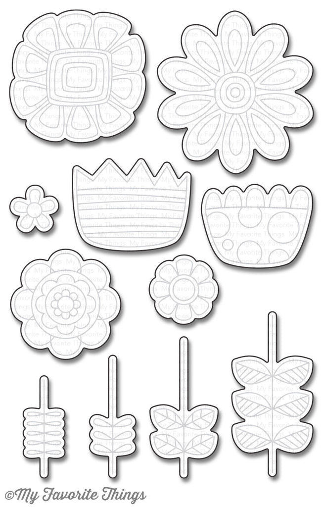 Doodled Blooms Die-namics*