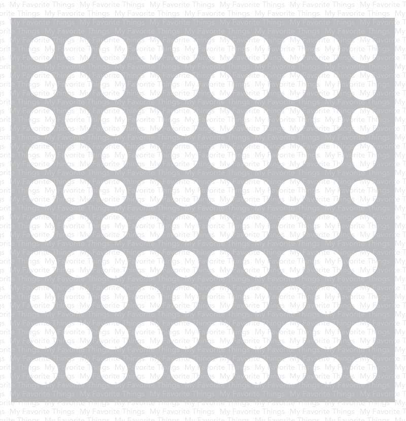 Stencil Wonky Dots*
