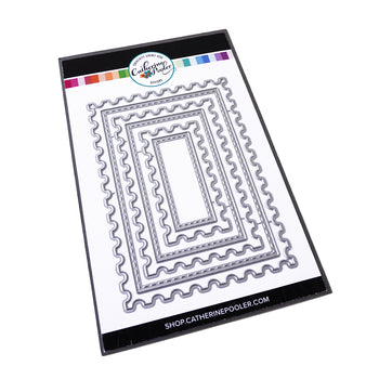 Notecard Postage Dies