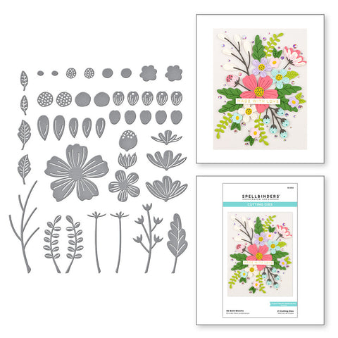 Be Bold Blooms Etched Dies from the Be Bold Collection