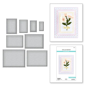 Postage Edge Rectangles from the Postage Edge Shapes Collection by Becca Feeken