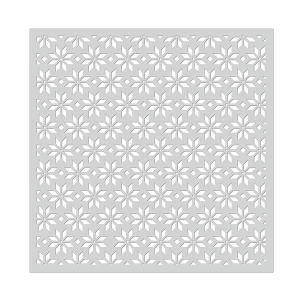 Poinsettia Stencil 6x6