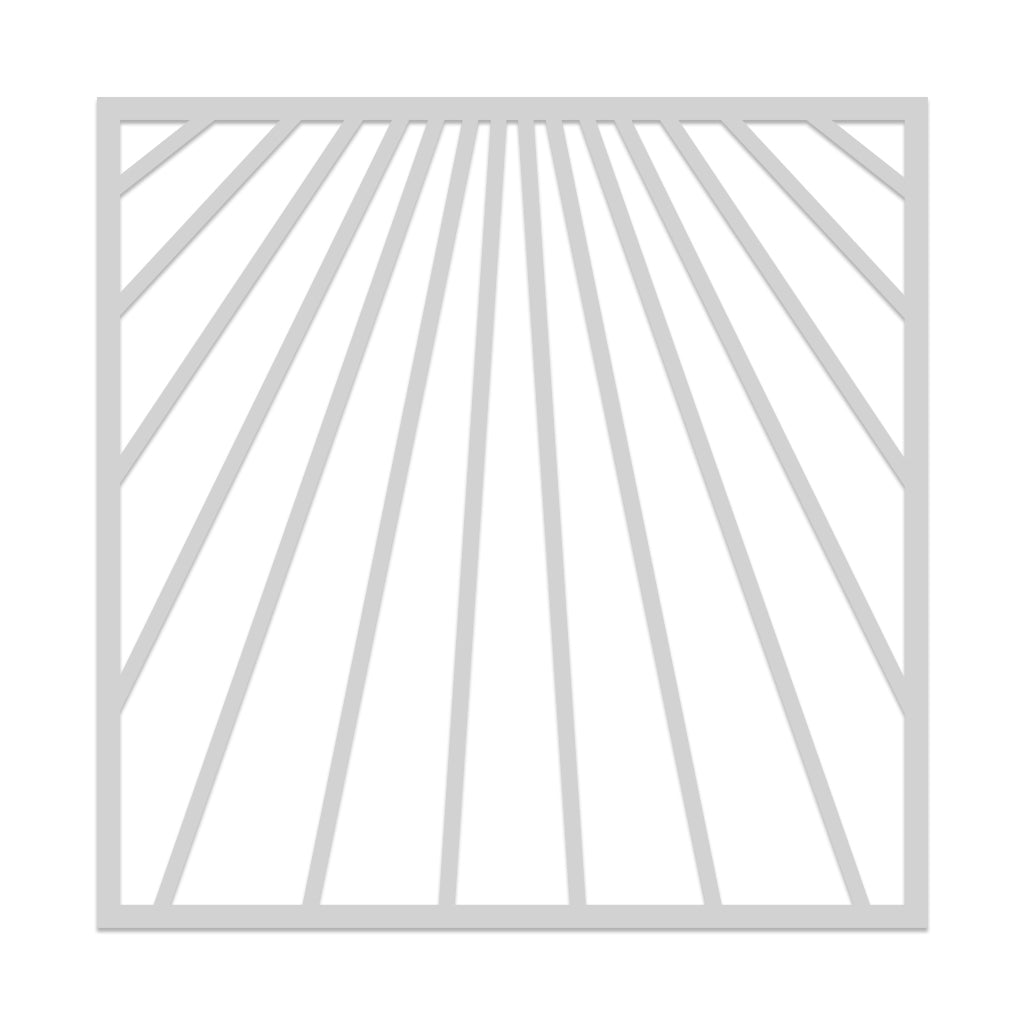 Rays of Color Stencil