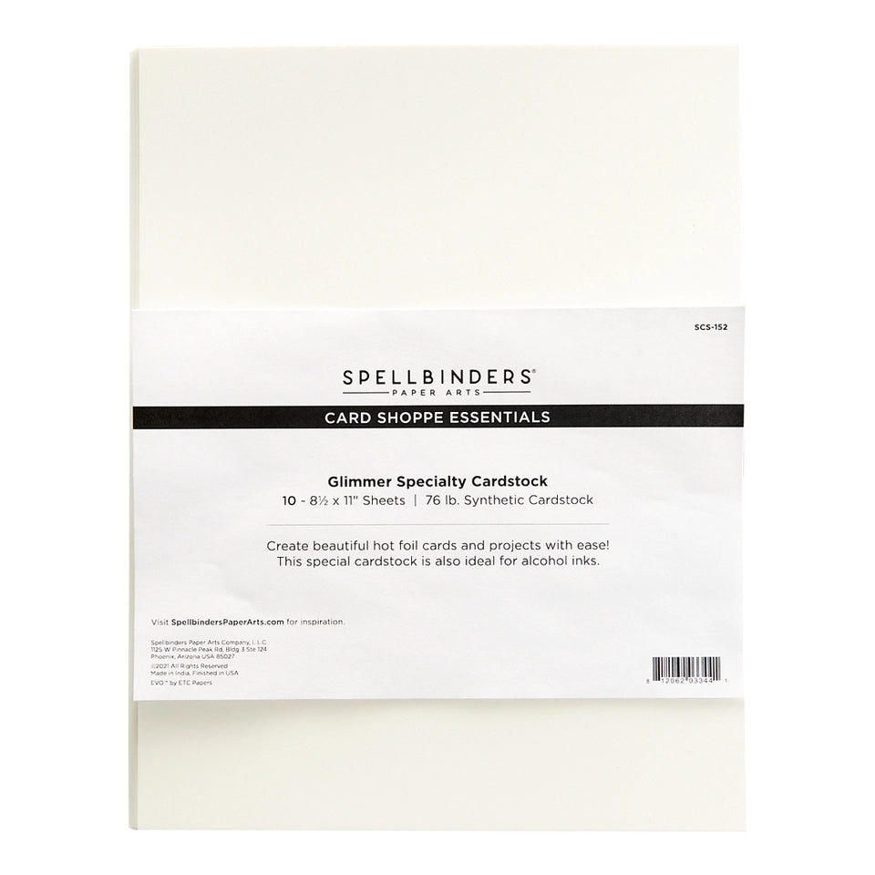 Glimmer Specialty Cardstock 10 pack