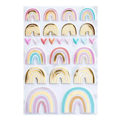 Puffy Rainbow Stickers from the Birthday Celebrations Collection*