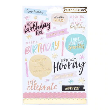 Birthday Celebrations Sticker Pack from the Birthday Celebrations Collection*