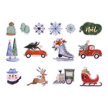 Winter Wonderland Printed Die Cuts from Winter Wonderland Collection*
