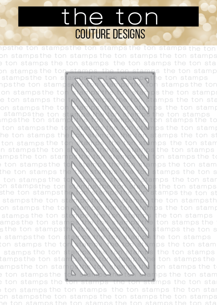 Slimline - Diagonal Stripes Coverplate Die*