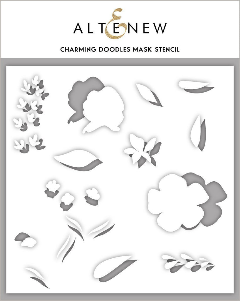 Charming Doodles Mask Stencil - RETIRING