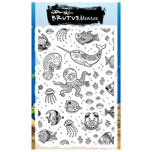 Underwater Friends 4x6 Stamp*