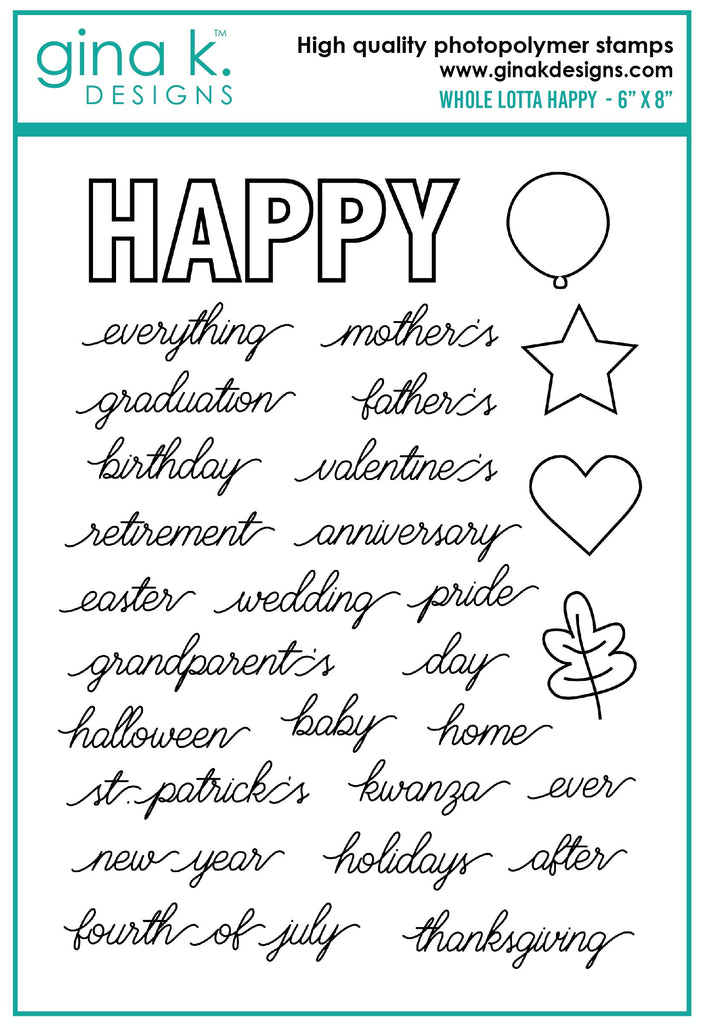 Whole Lotta Happy Stamp Set - RETIRING