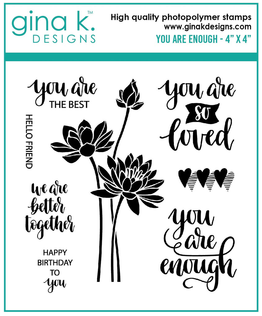 You are Enough Mini Stamp Set - RETIRING