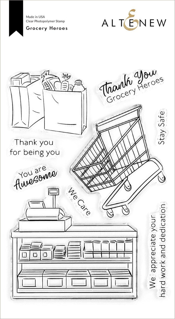 Grocery Heroes Stamp Set - RETIRING