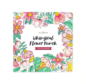 Whimsical Flower Bunch Coloring Sheets*