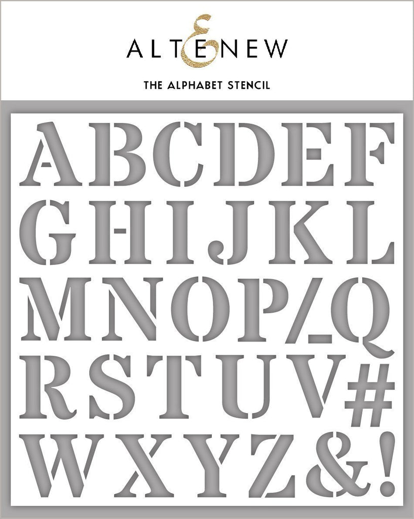 The Alphabet Stencil - RETIRING