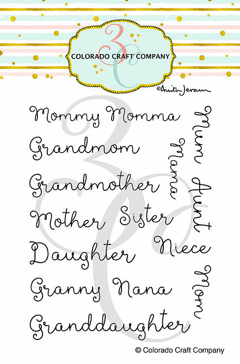 Anita Jeram - For Mom Names*