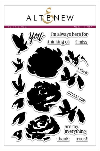 Painted Rose Stamp Set - RETIRING