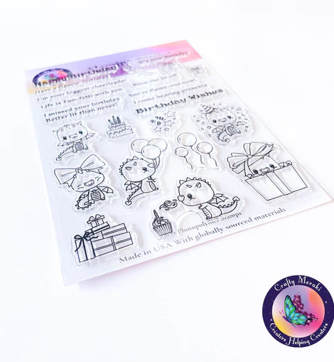 Flamin' Birthday Stamp Set*