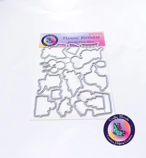 Flamin' Birthday Coordinating Die Set*