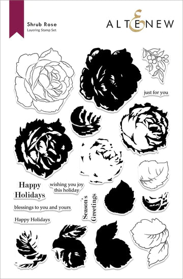 Shrub Rose Stamp Set - RETIRING
