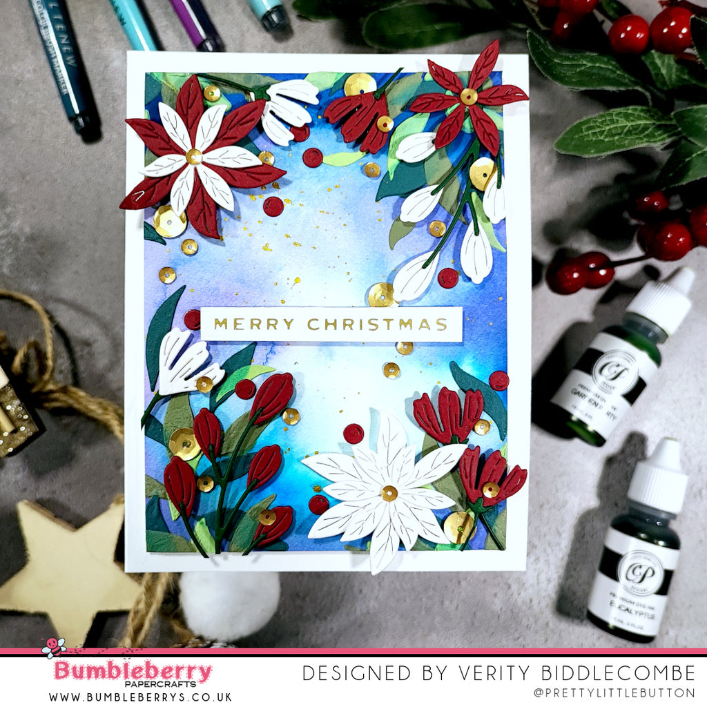 Mixed media Christmas card